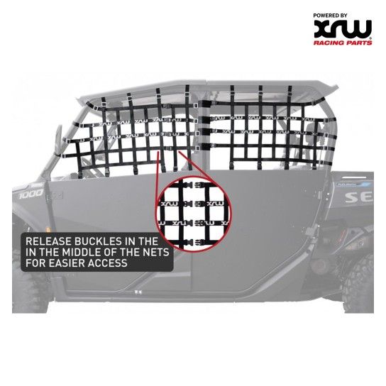 KIT ROLL CAGE NETS XRW RED - FUGLEMAN U10 CREW KIT ROLL CAGE NETS XRW RED - FUGLEMAN U10 CREW