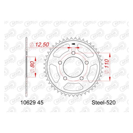 AFAM CREMALHEIRA A�O 520 XL 750 TRANSALP 2023-24