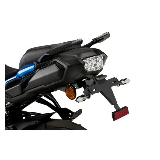 PUIG GSX-8S 2023 LICENSE PLATE HOLDER BLACK PUIG GSX-8S 2023 LICENSE PLATE HOLDER BLACK