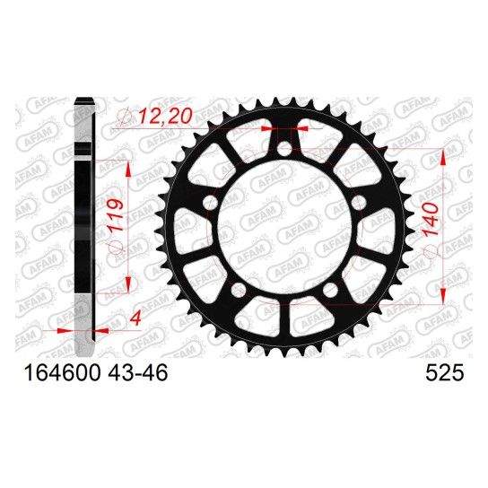 AFAM CREMALHEIRA A�O 525 BMW F 750 850 GS F900R S1000RR XR