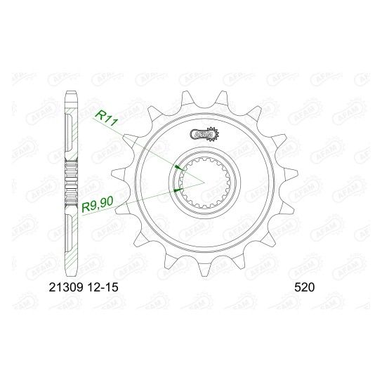 AFAM PINHAO 520 TRK251 YZ125 2005-25 YZ250F 2001- WR250F R X