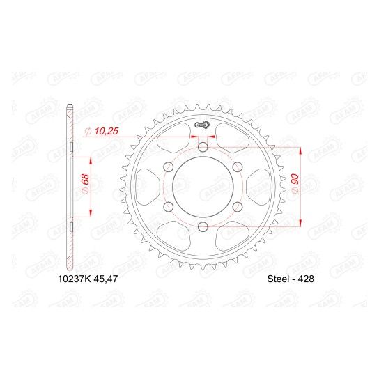 AFAM CREMALHEIRA A�O 428 CB 125R 2018-22