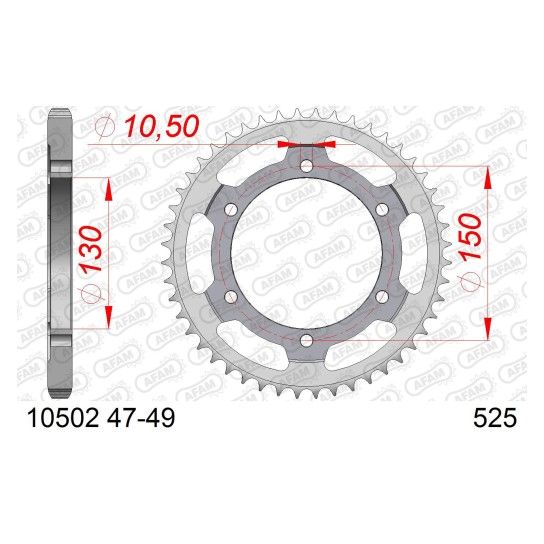 AFAM CREMALHEIRA A�O 520 XL600 1987-07 XL700 TRANSALP 2008-1