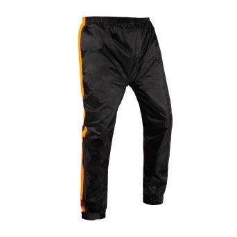 OXFORD CAL�AS DE CHUVA PRETO/LARANJA