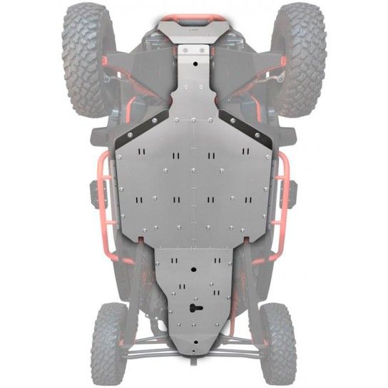 KIT PROTE��O INFERIOR CENTRAL ALUMINIO SUPER VILLAIN SX20T