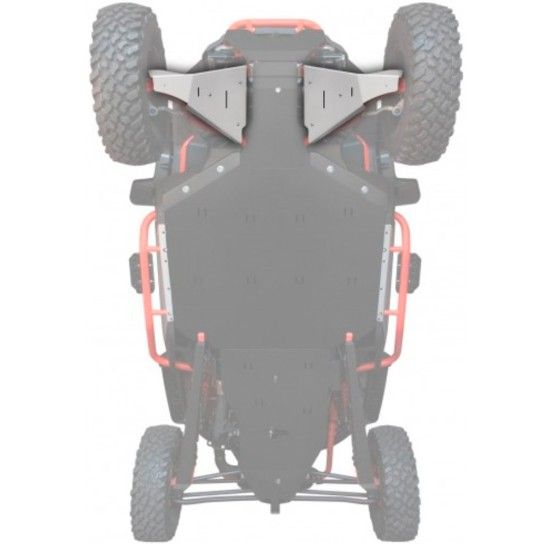 FRONT A-ARM GUARDS ALU - SEGWAY SUPER VILLAIN SX20 FRONT A-ARM GUARDS ALU - SEGWAY SUPER VILLAIN SX20
