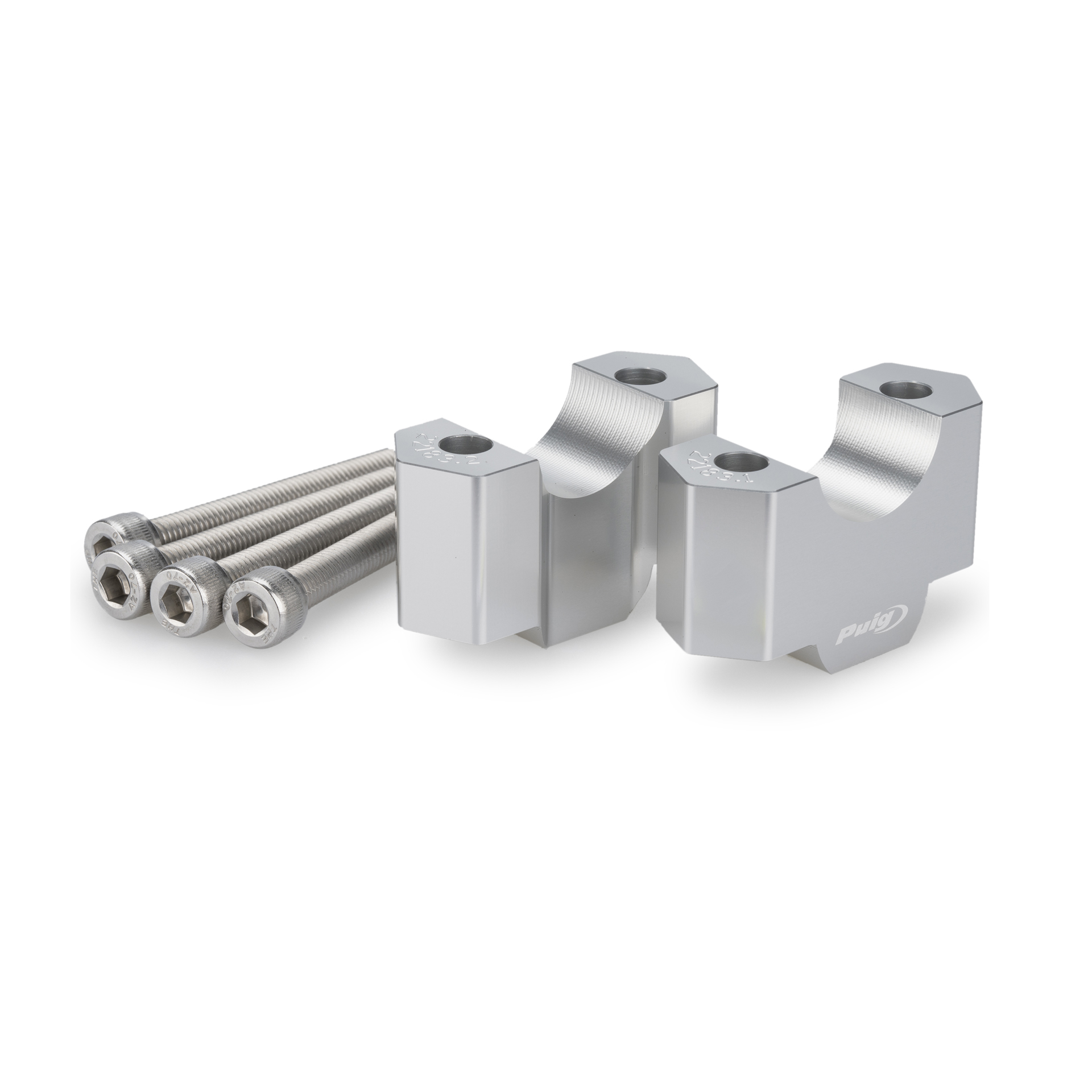 PUIG AUMENTO GUIADOR 30MM RISERS PRATA