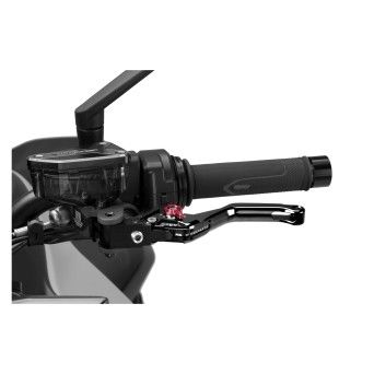 PUIG MANETE DE EMBRAIAGEM 4.0 CURTA PRETA C/AFIN.VERMELHO