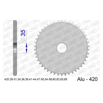AFAM CREMALHEIRA ALUMINIO CHEIA 420-62